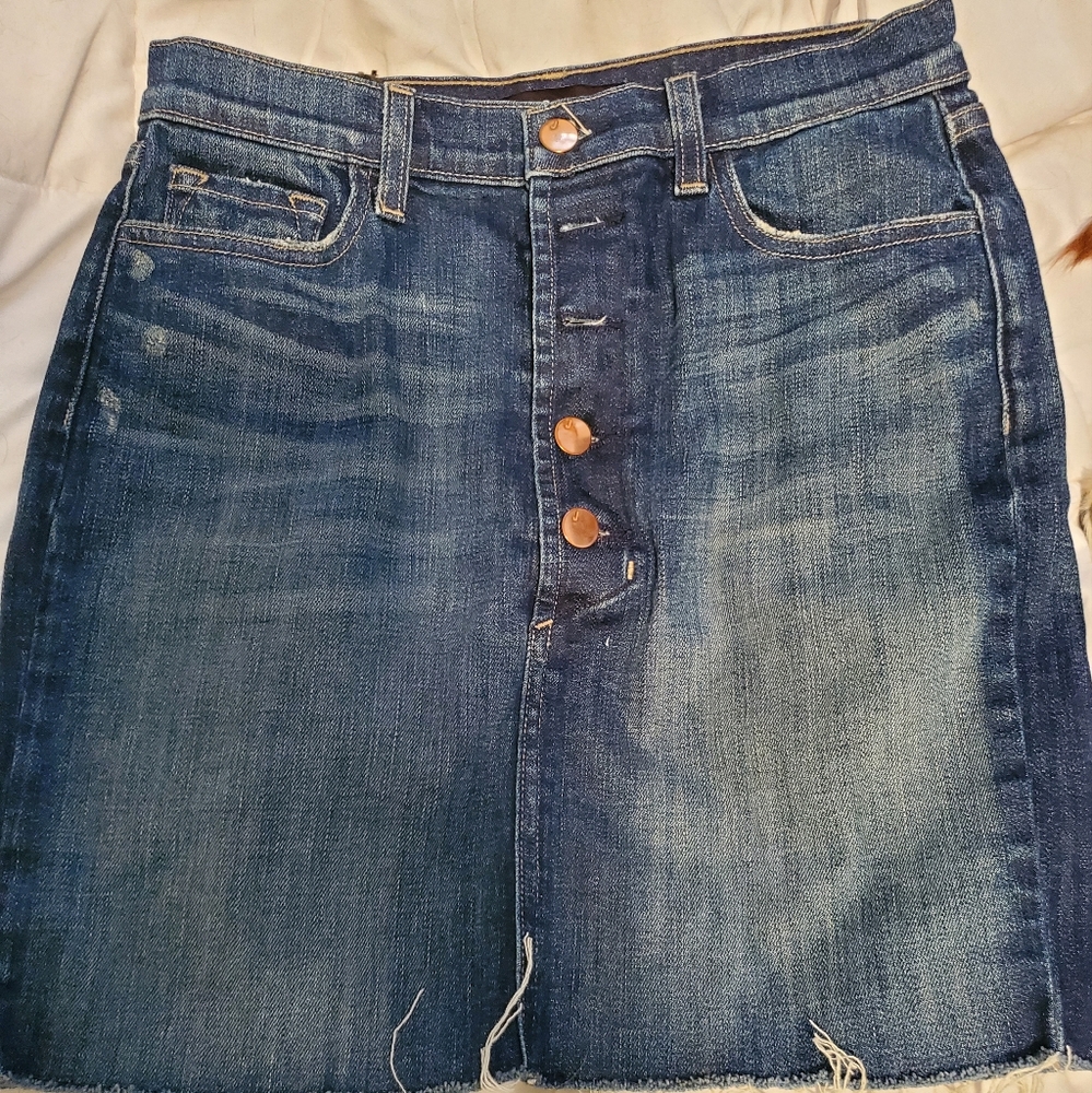 J Brand Jean Skirt